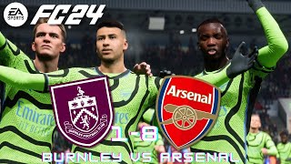 EA SPORTS FC 24 - Burnley vs Arsenal | Premier League 23/24 PS5 Gameplay [UHD]