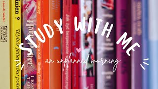 Study with me - Vlog 3 | Saturday morning | Unplanned morning | books completion | 😁