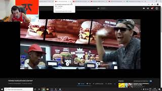 JOVIRONE REAGINDO A PEDINDO BURGER KING COM RAP