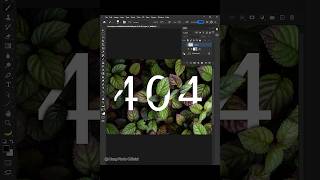 Hidden text effect in Photoshop #photoshop