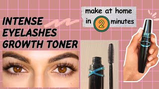 Boost eyelashes growth😯🌟| grow long eyelashes fast at home