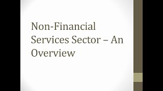 Non Financial Services Sector