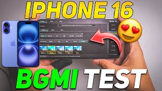 IPHONE 16 PUBG TEST | A18 PROCESSOR 🔥🔥