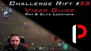 Diablo 3 - Challenge Rift #58 - Video Guide with Map and Elite Locations! Necro This week!