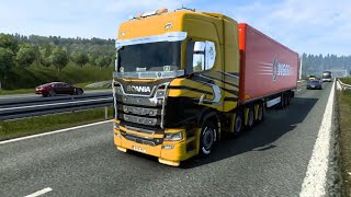 Luxury Scania Truck & Trailer Driving | Euro Truck Simulator 2