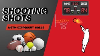 Shooting a shot with different types of stuff! #subscribe #like #viral #youtube #basketball