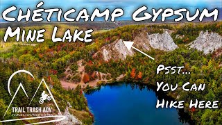 Chéticamp Gypsum Mine Lake Motorcycle Access | Cabot Trail Dualsport and Adventure Motorcycle Guide