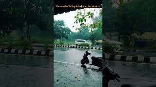 "The sound of falling Rain 🌧️ with this Music 🎶 ❣️ "  📍CRPF Square, Bhubaneswar