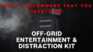 Why you should consider making an emergency distraction/entertainment kit for your kids