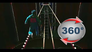 Squid Game episode 1 | Glass Bridge | Every Fall scenes vr 360