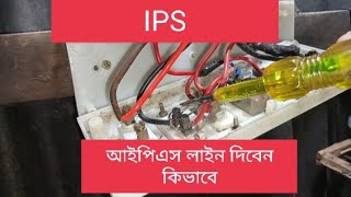 আইপিএস লাইন দিবেন কিভাবে। ips line kanektion.