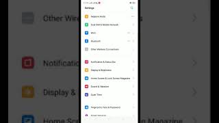 Drawer mode in oppo smartphones