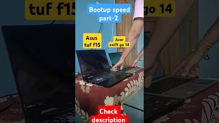 Bootup speed part-2  Acer vs asus😁😌 #asus  #acer