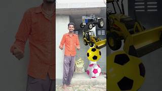 Tractor, jcb roller truck and funny vfx magic video