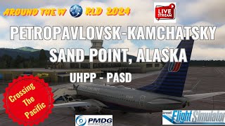 DAY51 | Around The World🌍Petropavlovsk-Kamchatsky - Sand Point, U.S.A. United UAL Flt#1594.MSFS2020