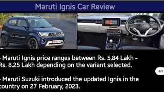 maruthi egnis car futures