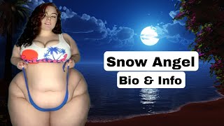 Snow Angel ✅ BBW model | Gorgeous and curvy body | Cool bikinis women Bio and wiki