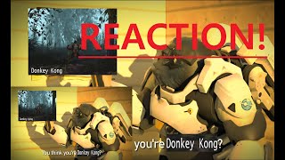 (REACTION) Donkey Kong vs. Winston - Rap Battle.