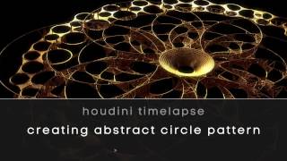 Houdini in Motion Graphics | Creating abstract circle pattern