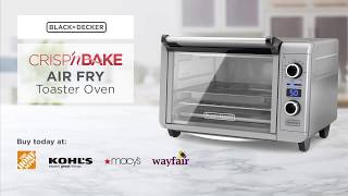 BLACK+DEKER Crisp 'N Bake Air Fry Toaster Ovens