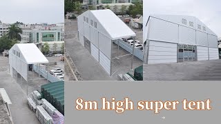 8m side height aluminum structure tent heavy duty marquee for wholesale