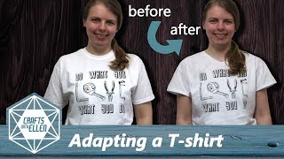 How to adapt the fit of a T-shirt | Sewing Tutorial