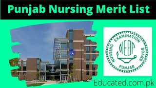 BS Nursing Merit List 2022 - 28 DHQ Merit List 2021-22