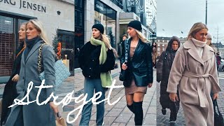 Copenhagen, Denmark 🇩🇰 Busy Day at Strøget Walking Street February 2022 4k Walk