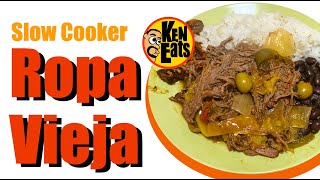 Easy Ropa Vieja in the Slow Cooker