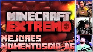 AURON EL GRACIOSO 🤣🤪 Mejores Momentos y Muertes 😅MINECRAFT EXTREMO DÍA #06.🤯💀