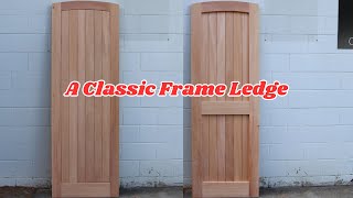 Building A Frame Ledge Style Door | Woodworking Projects