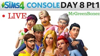 Day 8 Pt1 - The Sims 4 on PS4!!!