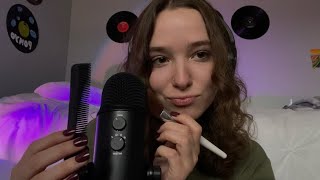 ASMR Super Tingly Triggers (comb sounds, spoolie, brushing, etc) 😴