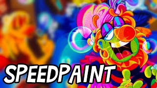 My Behind the Mayhem Fanzine Drawing Process - SPEEDPAINT