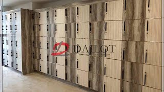 Dailot Furniture - Luxury Design Gym Lockers Wood with Digital Lock