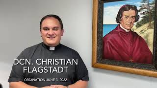 Deacon Christian Flagstadt says 'Thank you!'