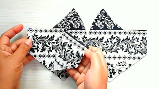 4 Very Easy New Style Pattern Mask - Face Mask Sewing Tutorial - DIY Cloth Face Mask