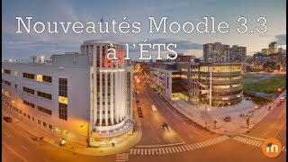 Nouveauté Moodle à l'ÉTS