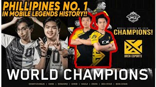 PHILLIPINES NO.1 IN MOBILE LEGENDS HISTORY? | BLACKLIST&BREN ESPORTS | MLBB NEW UPDATE| #mlbb