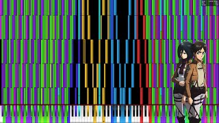 [Black MIDI] Utsukushiki Zankoku na Sekai (Attack on Titan Ending 1) (Over 59,000 Notes)