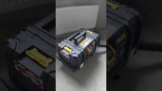 Making electricity with the DEWALT tool.