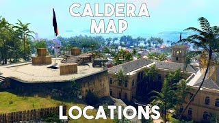 Call of Duty: Warzone Pacific Caldera Map Locations