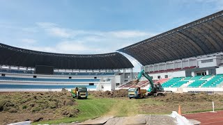 UPDATE Renovasi Stadion Jatidiri 1 Maret 2024 oleh Kementrian PUPR