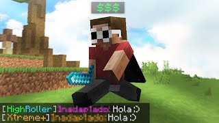 Así es JUGAR con la CUENTA más CARA de MINECRAFT... ¿$1000 dolares?! 🤑