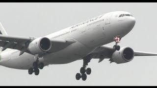 Air France A330 Landing at Chicago O'Hare