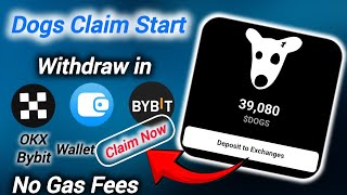 Dogs Coin Withdrawal Start | Instant Sell Your Dogs Coin 🪙 | No Need Gas Fees