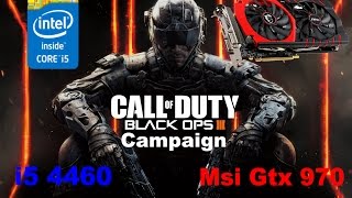 Black Ops 3 Campaign Benchmark (Msi Gtx 970, i5 4460)