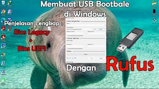 Cara Membuat Bootable Windows di Flashdisk menggunakan aplikasi Rufus