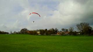 Dave flying his PPG