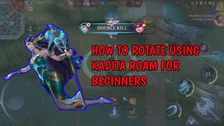 TUTORIAL HOW TO ROTATE USING KADITA ROAM FOR BEGINNERS